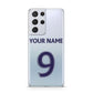 Personalised Football Name and Number Samsung S21 Ultra Case