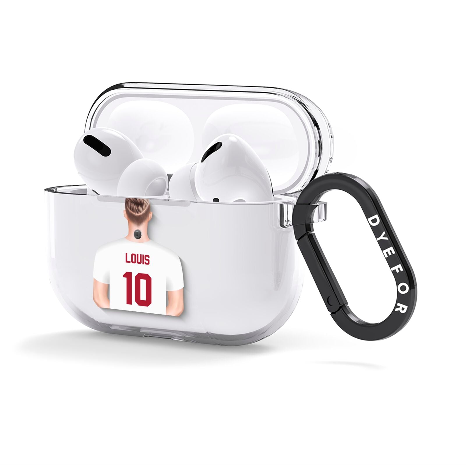 Personalised Football Shirt AirPods Case – Dyefor