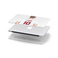 Personalised Football Shirt Apple MacBook Case in Detail