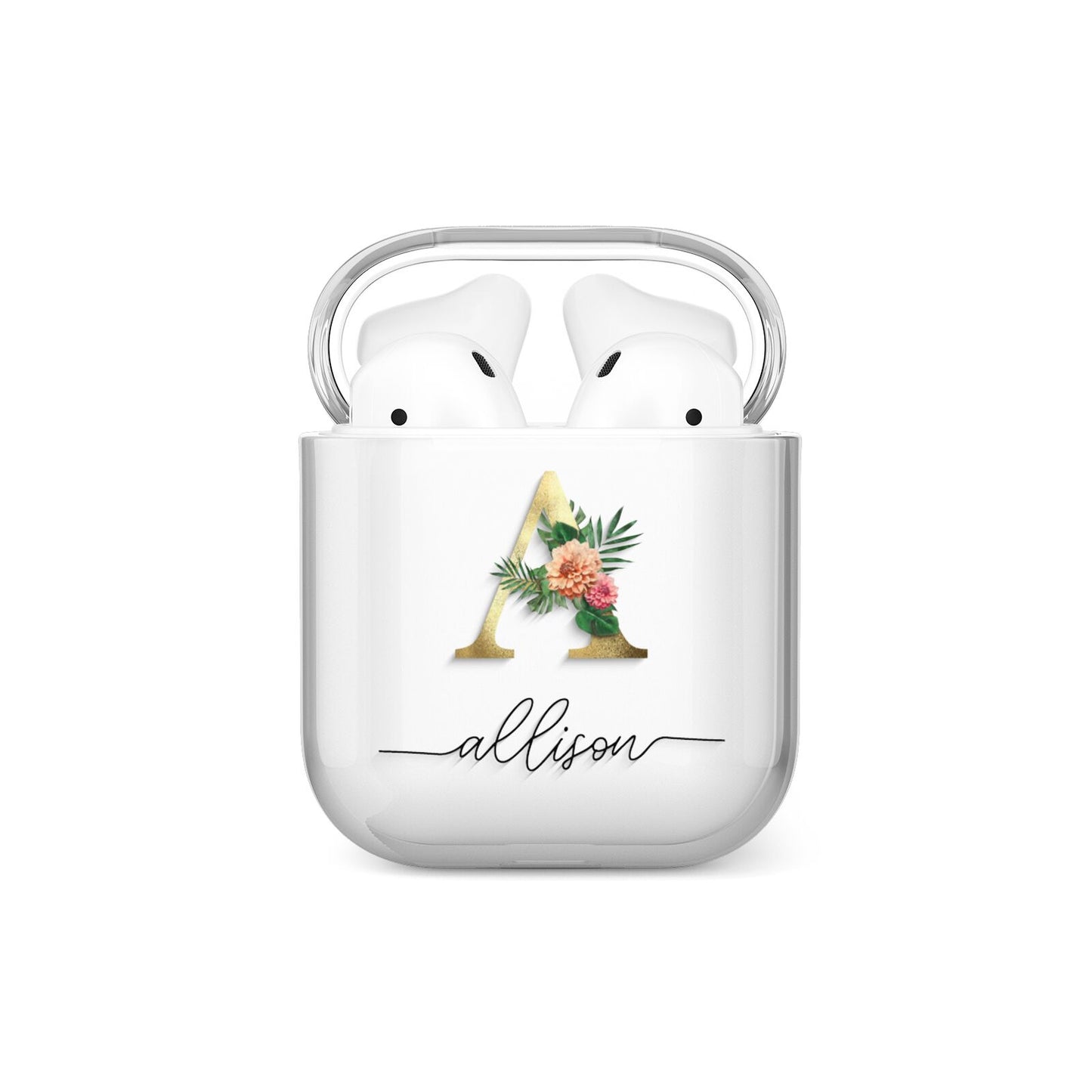 Personalised Forest Monogram AirPods Case