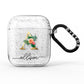 Personalised Forest Monogram AirPods Glitter Case
