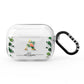 Personalised Forest Monogram AirPods Pro Clear Case