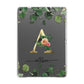 Personalised Forest Monogram Apple iPad Grey Case