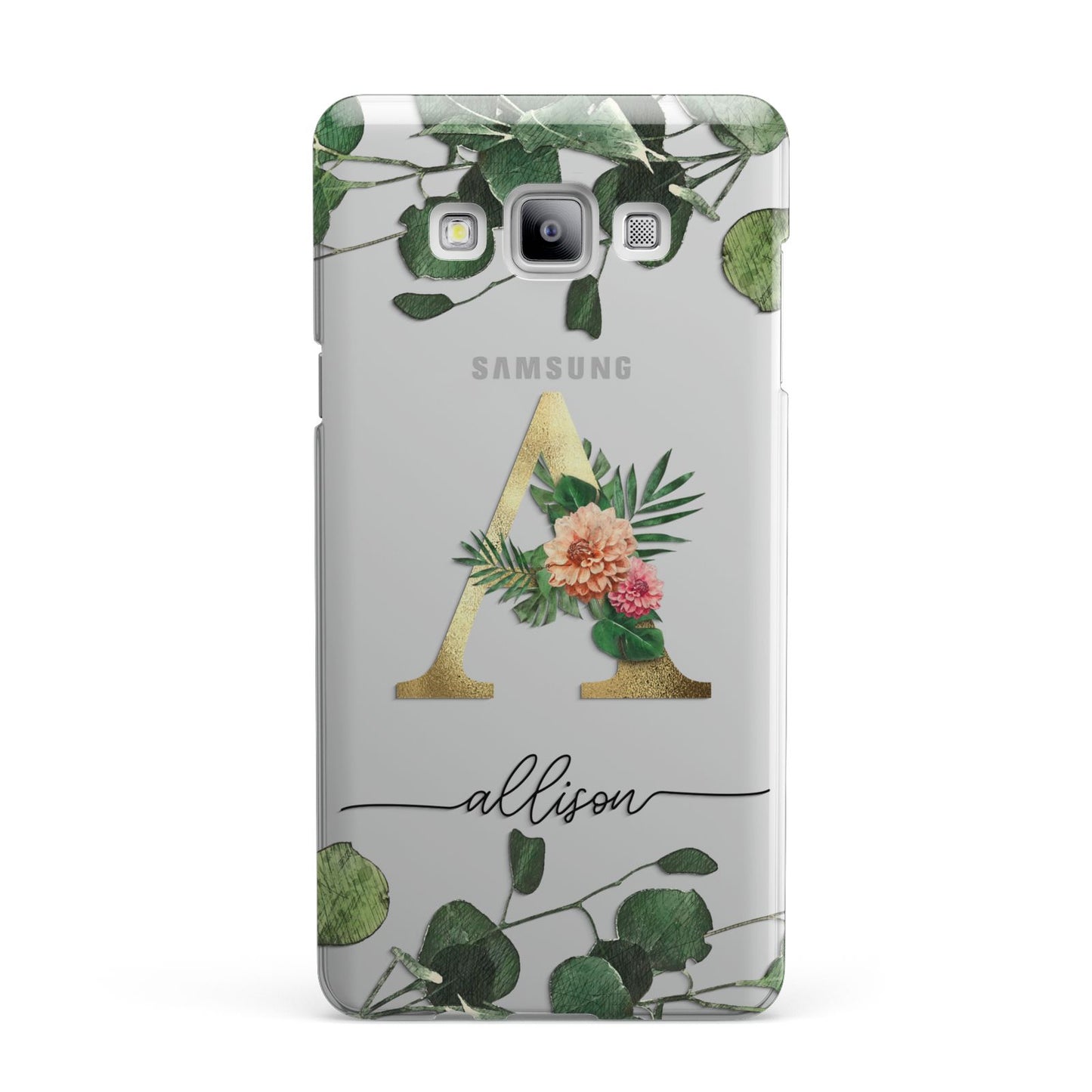 Personalised Forest Monogram Samsung Galaxy A7 2015 Case