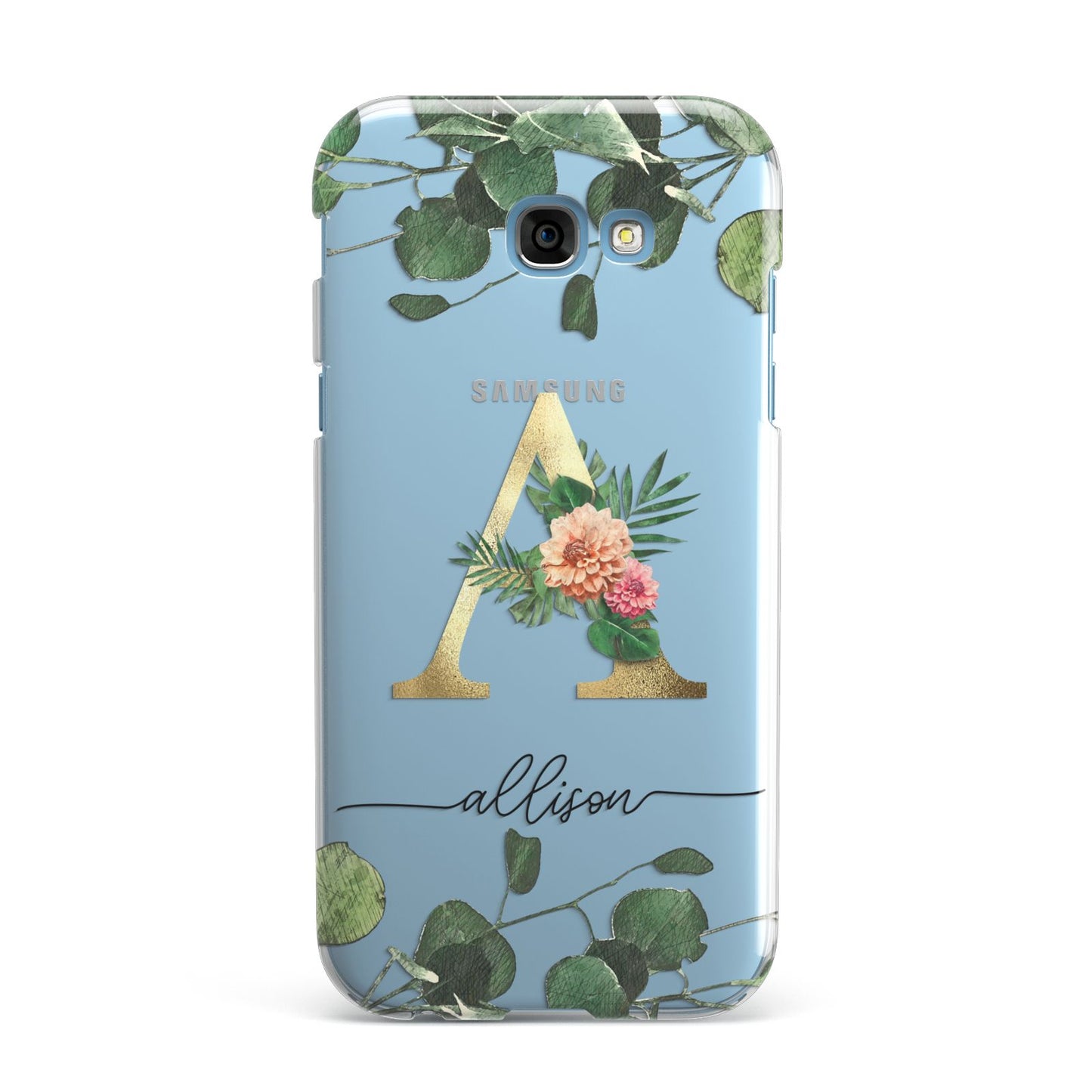 Personalised Forest Monogram Samsung Galaxy A7 2017 Case