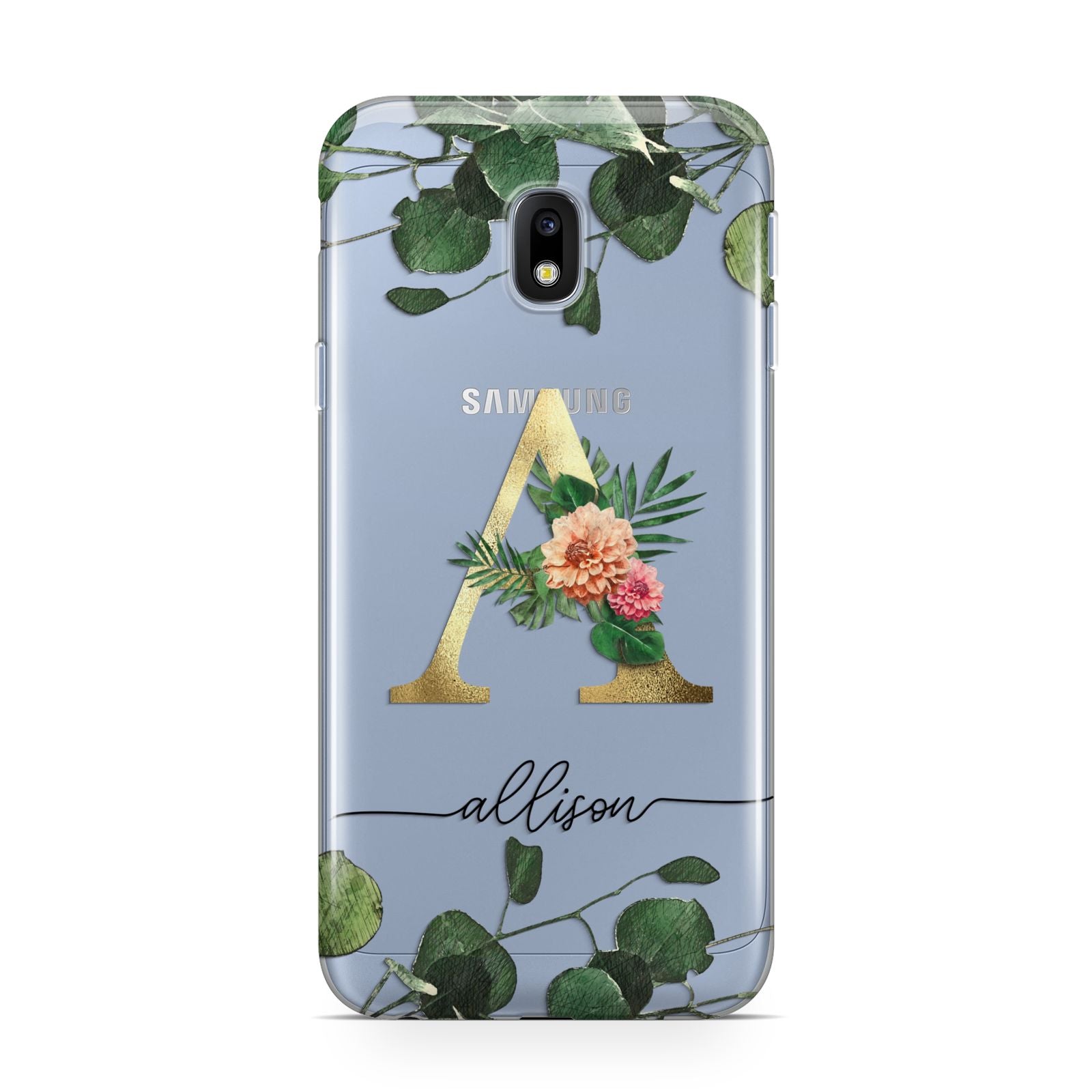 Personalised Forest Monogram Samsung Galaxy J3 2017 Case