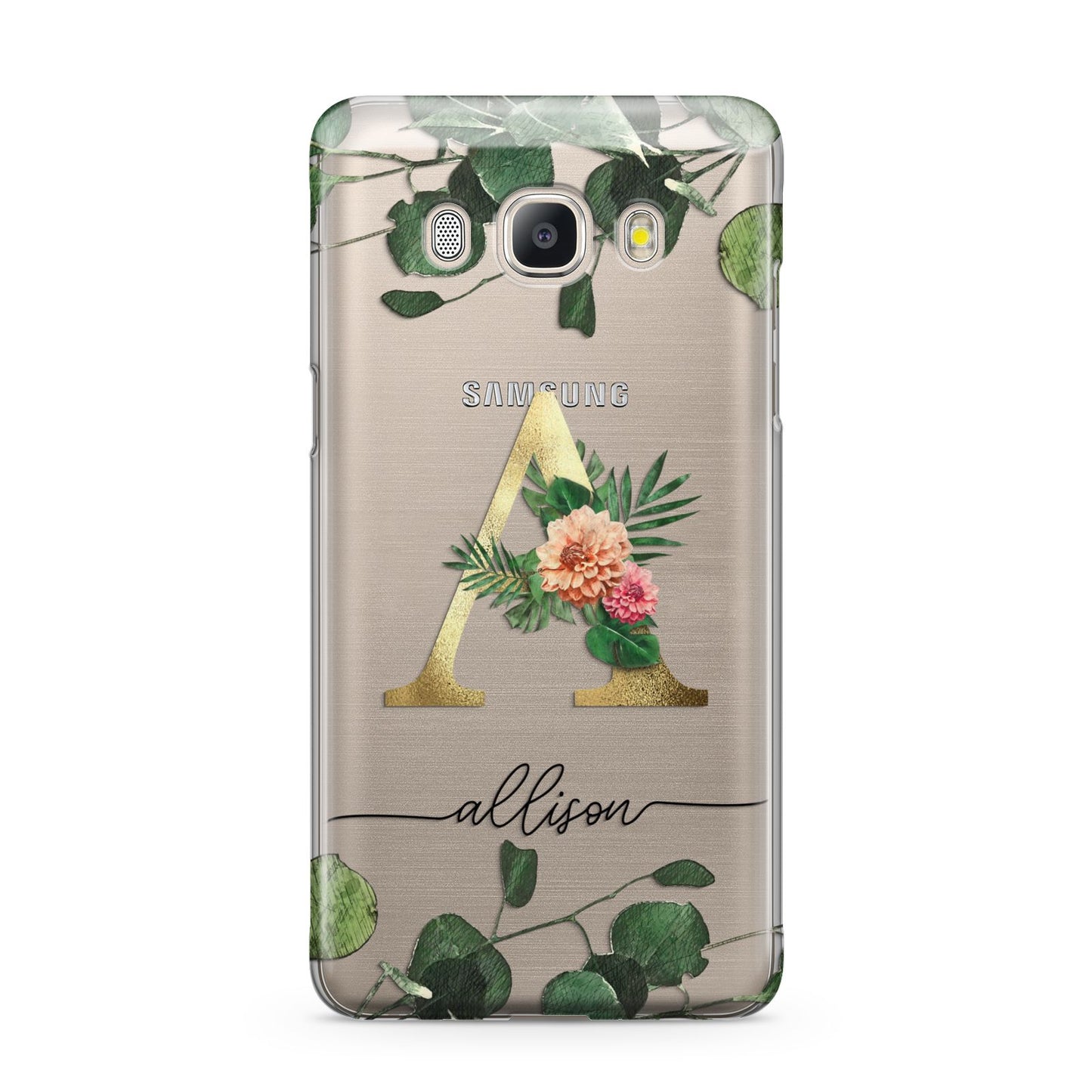 Personalised Forest Monogram Samsung Galaxy J5 2016 Case