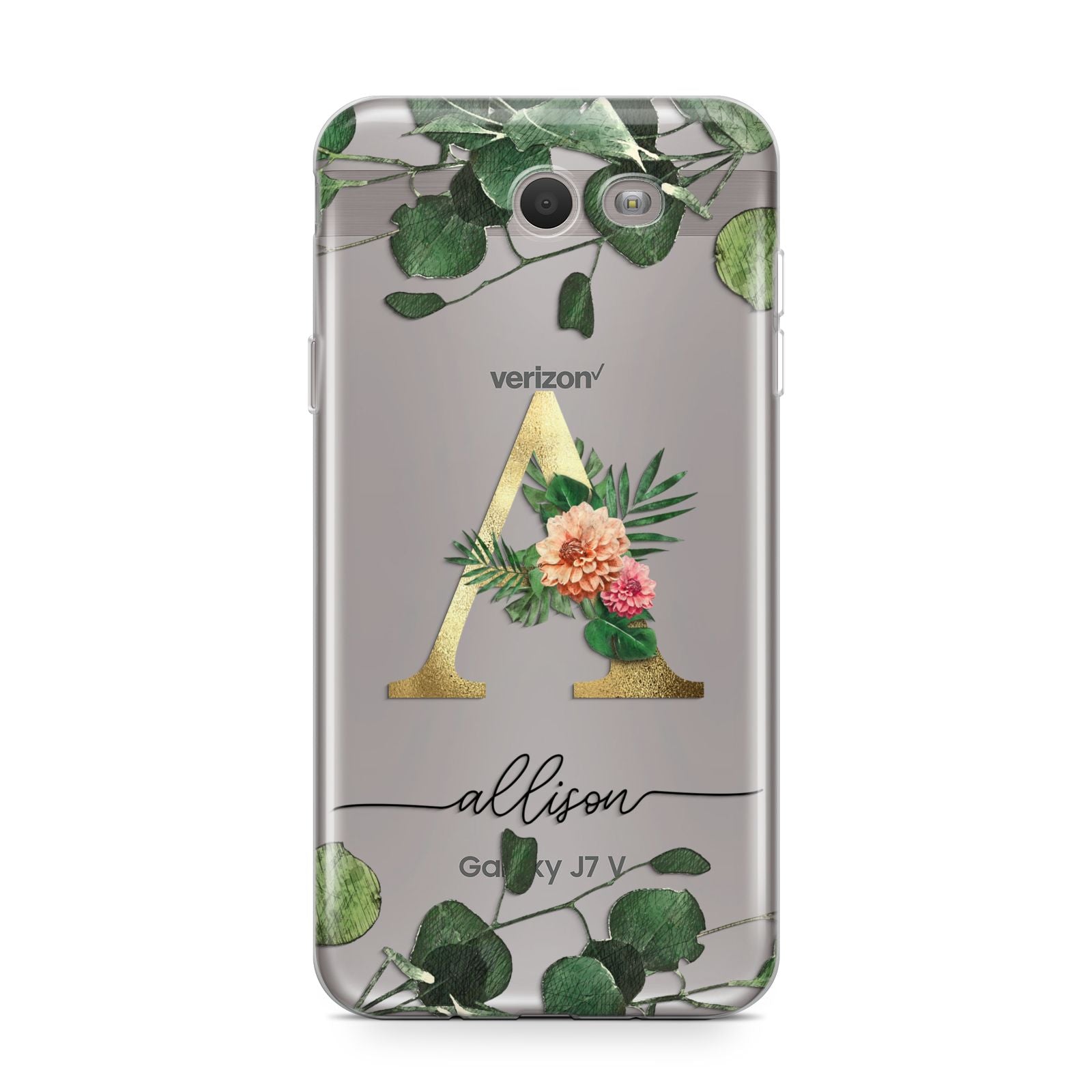 Personalised Forest Monogram Samsung Galaxy J7 2017 Case