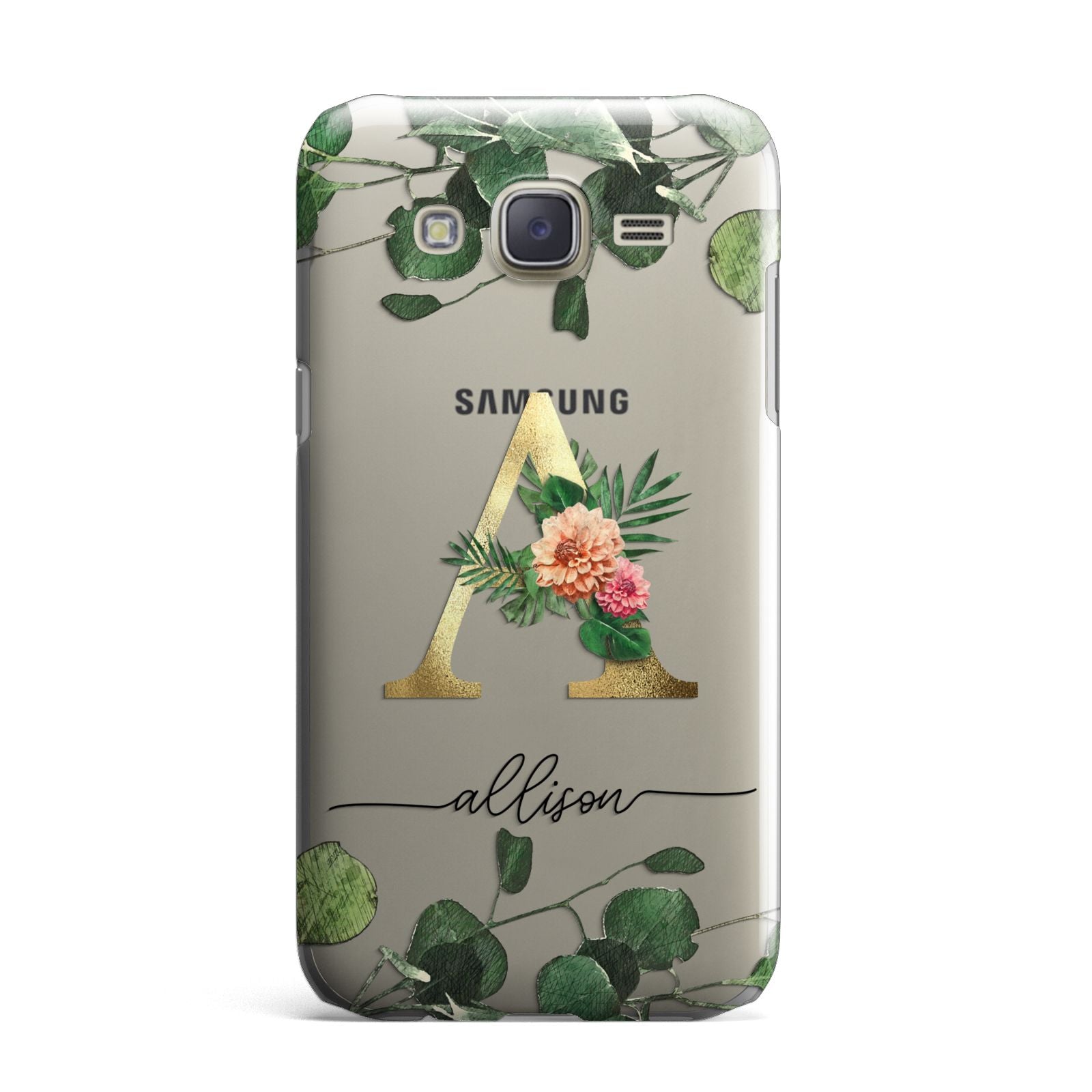 Personalised Forest Monogram Samsung Galaxy J7 Case