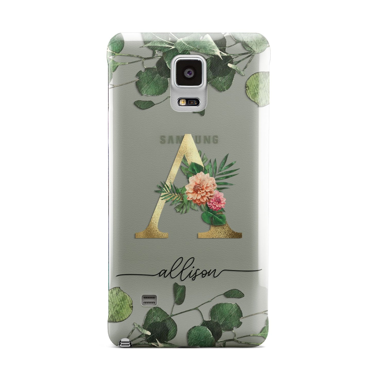 Personalised Forest Monogram Samsung Galaxy Note 4 Case
