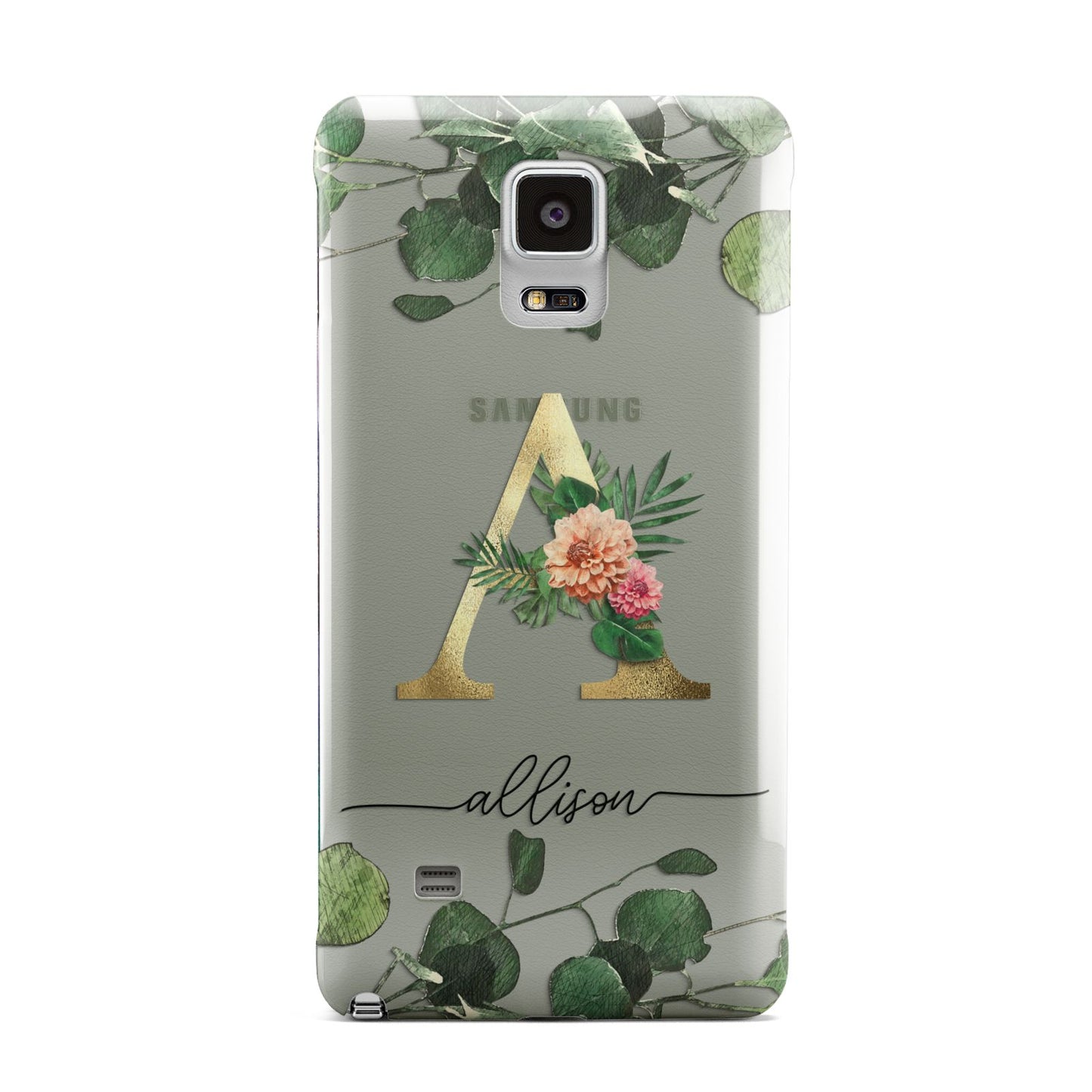 Personalised Forest Monogram Samsung Galaxy Note 4 Case