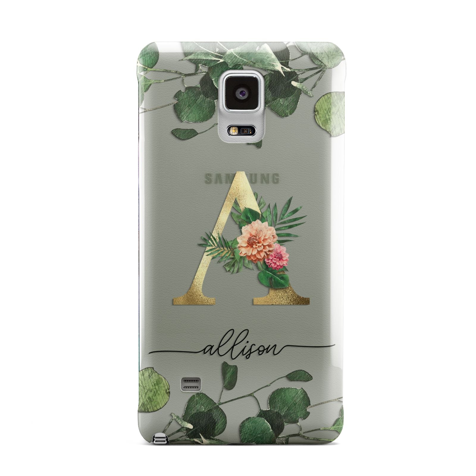 Personalised Forest Monogram Samsung Galaxy Note 4 Case