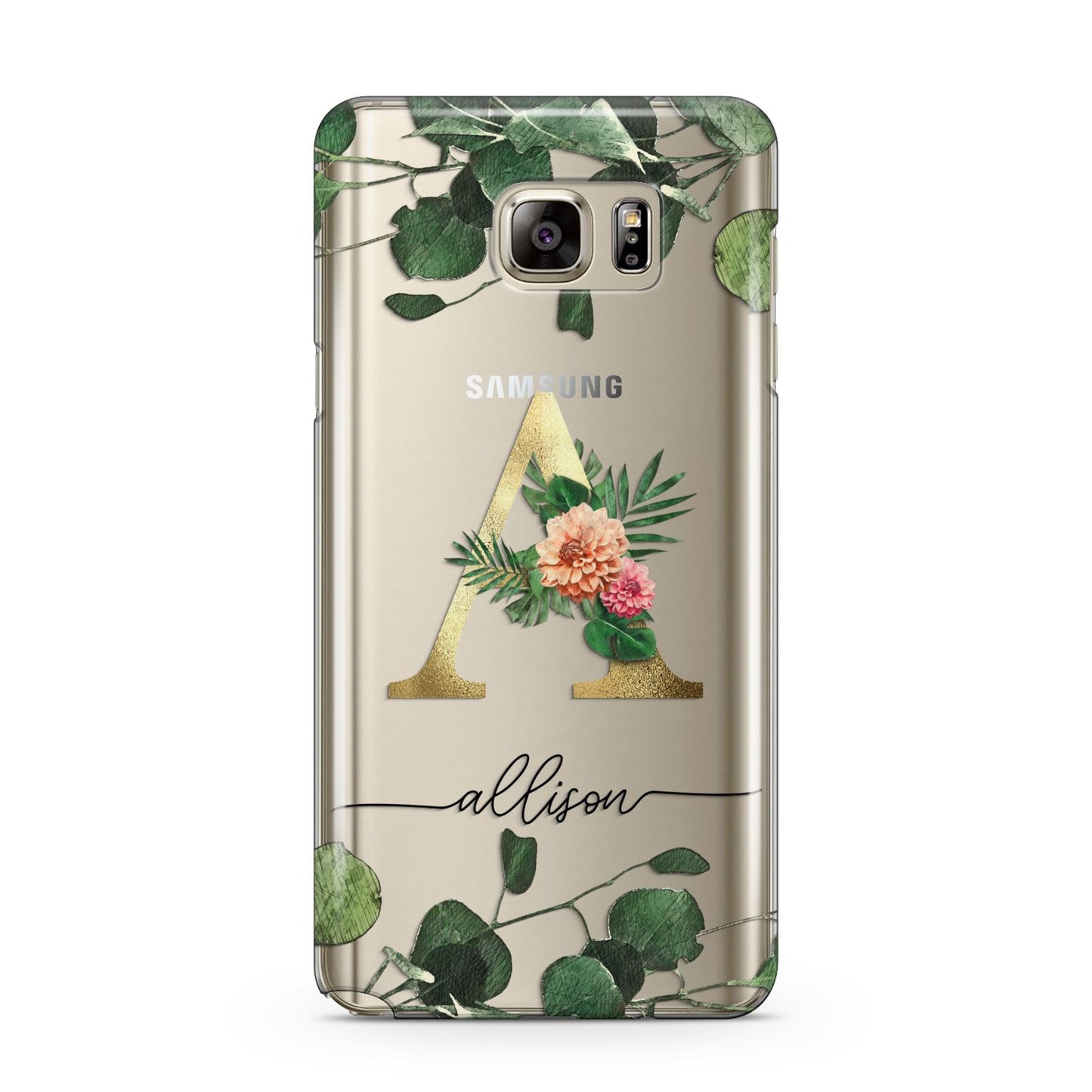 Personalised Forest Monogram Samsung Galaxy Note 5 Case