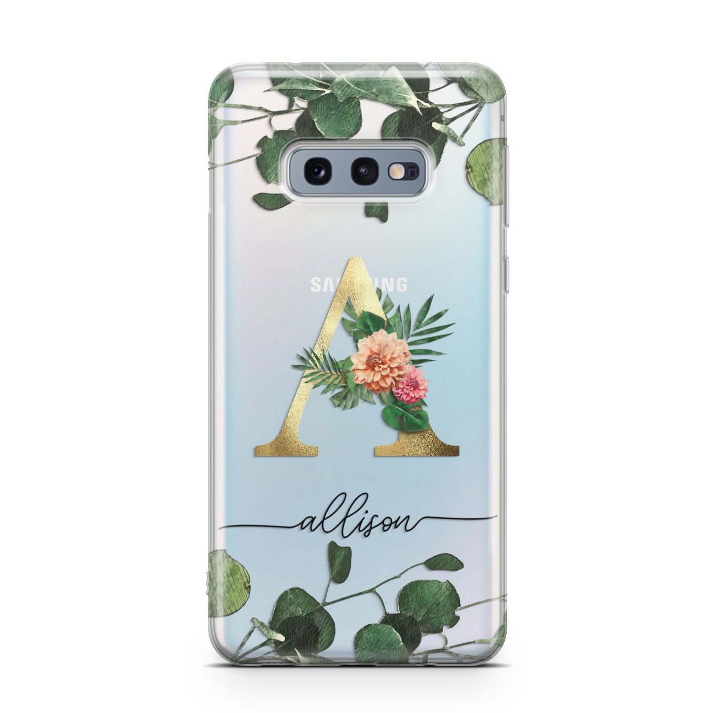 Personalised Forest Monogram Samsung Galaxy S10E Case