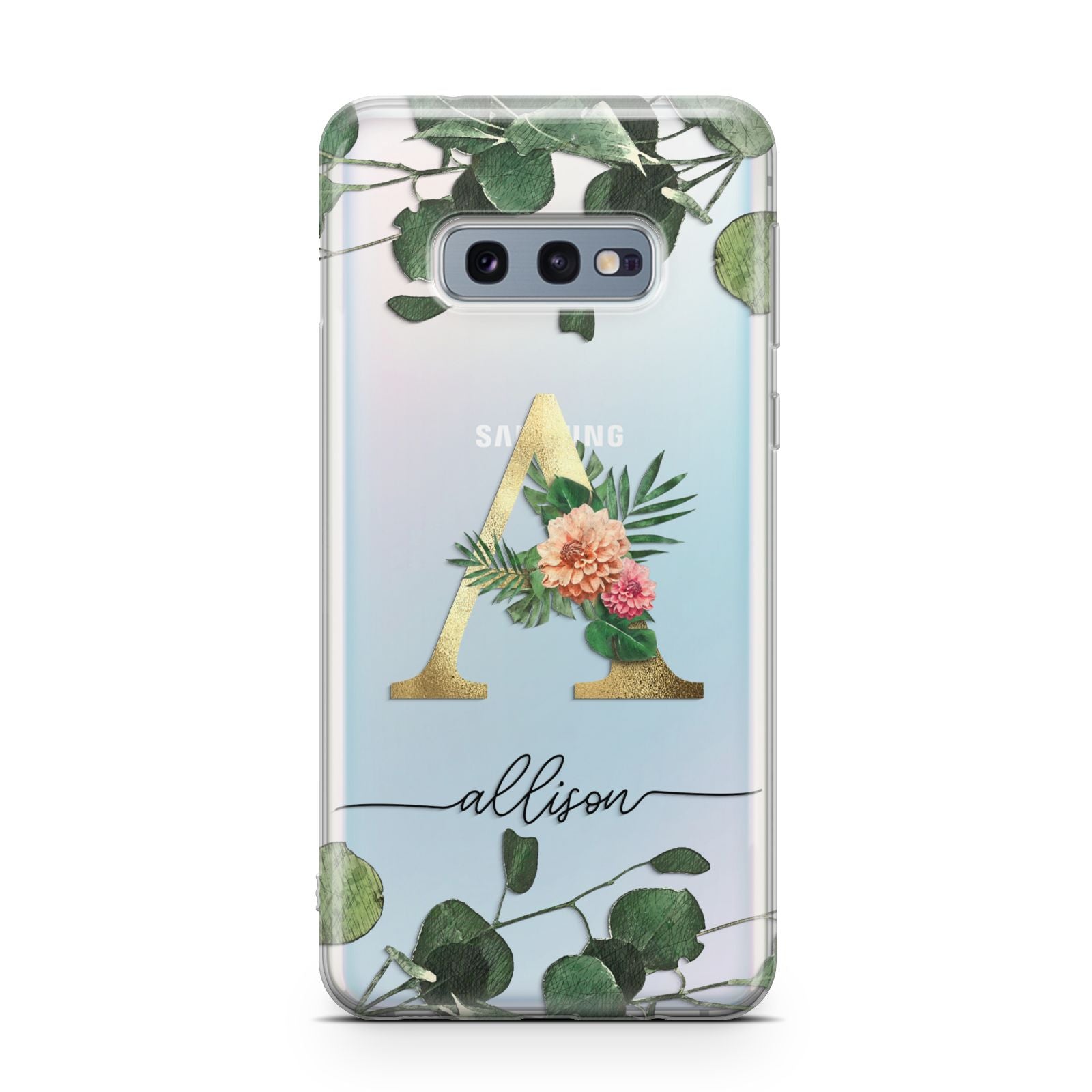 Personalised Forest Monogram Samsung Galaxy S10E Case