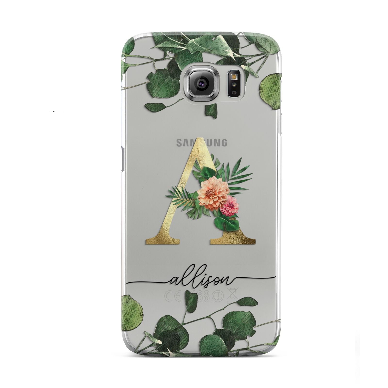 Personalised Forest Monogram Samsung Galaxy S6 Case