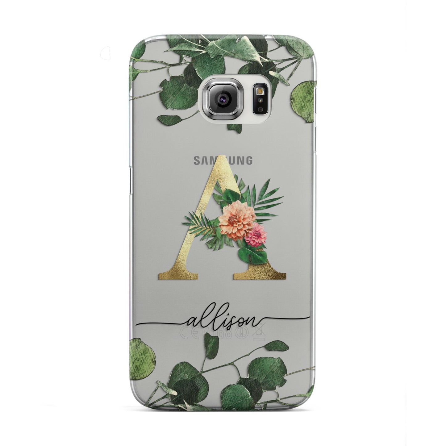 Personalised Forest Monogram Samsung Galaxy S6 Edge Case