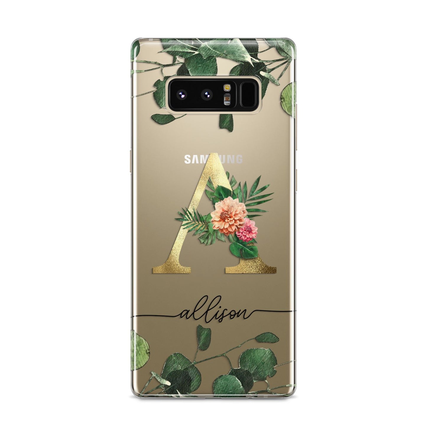 Personalised Forest Monogram Samsung Galaxy S8 Case
