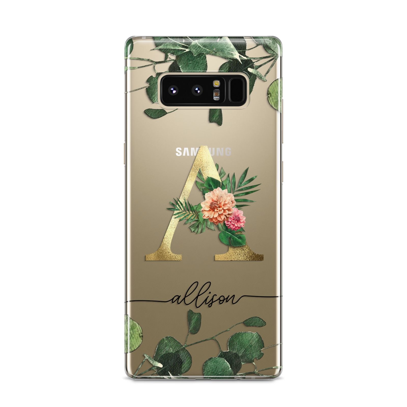 Personalised Forest Monogram Samsung Galaxy S8 Case