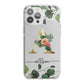 Personalised Forest Monogram iPhone 13 Pro Max TPU Impact Case with White Edges