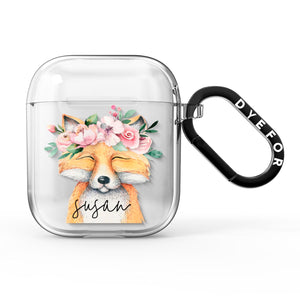 Personalised Fox AirPods Case