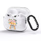 Personalised Fox AirPods Pro Glitter Case Side Image