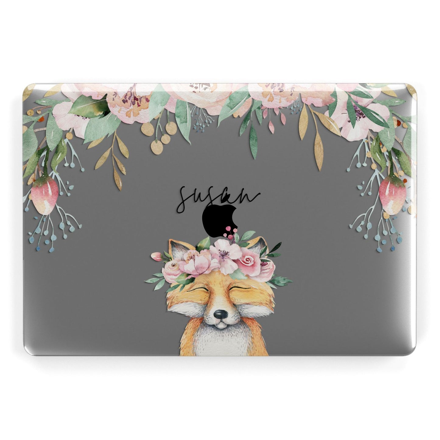 Personalised Fox Apple MacBook Case