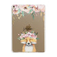 Personalised Fox Apple iPad Gold Case
