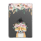Personalised Fox Apple iPad Grey Case
