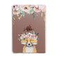 Personalised Fox Apple iPad Rose Gold Case