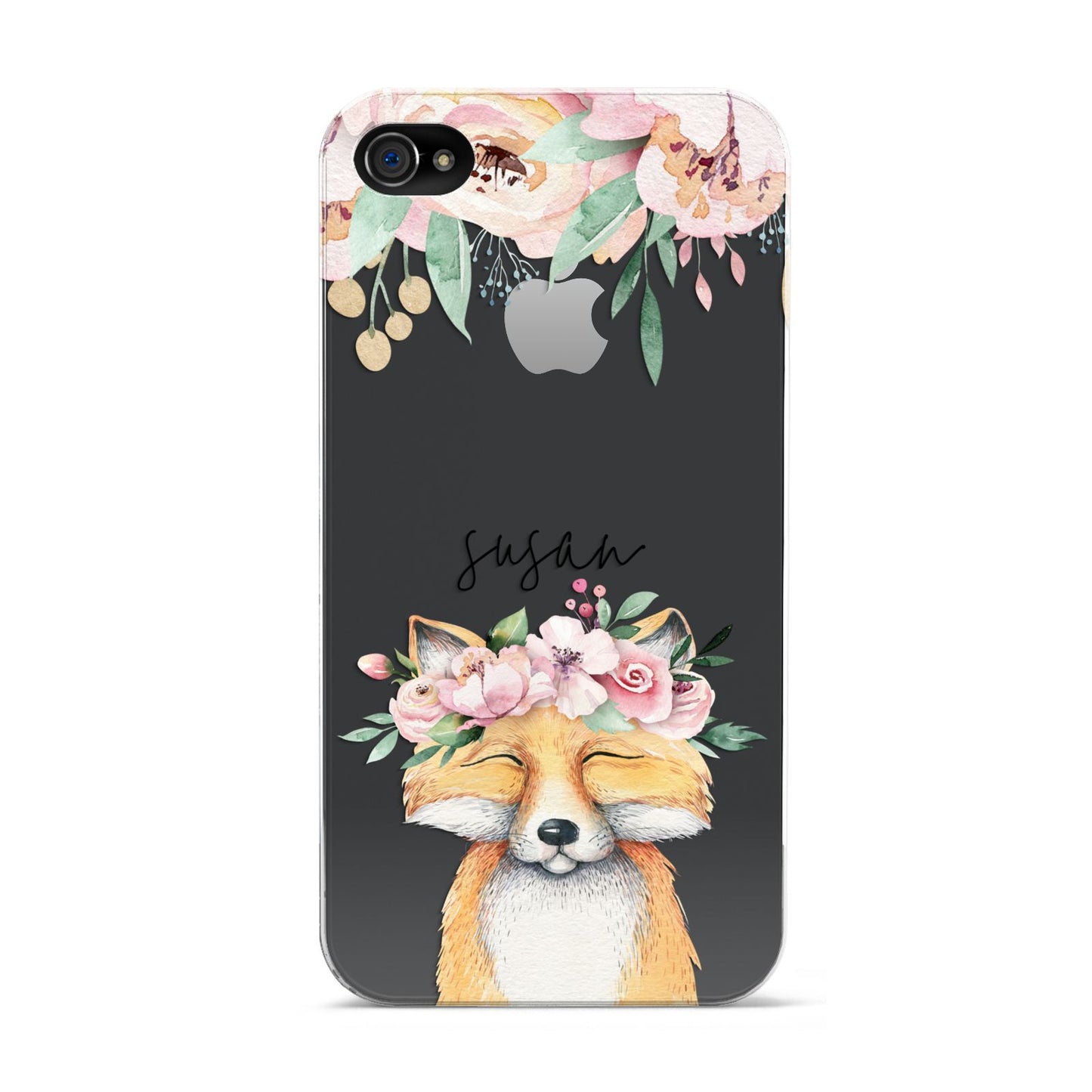 Personalised Fox Apple iPhone 4s Case