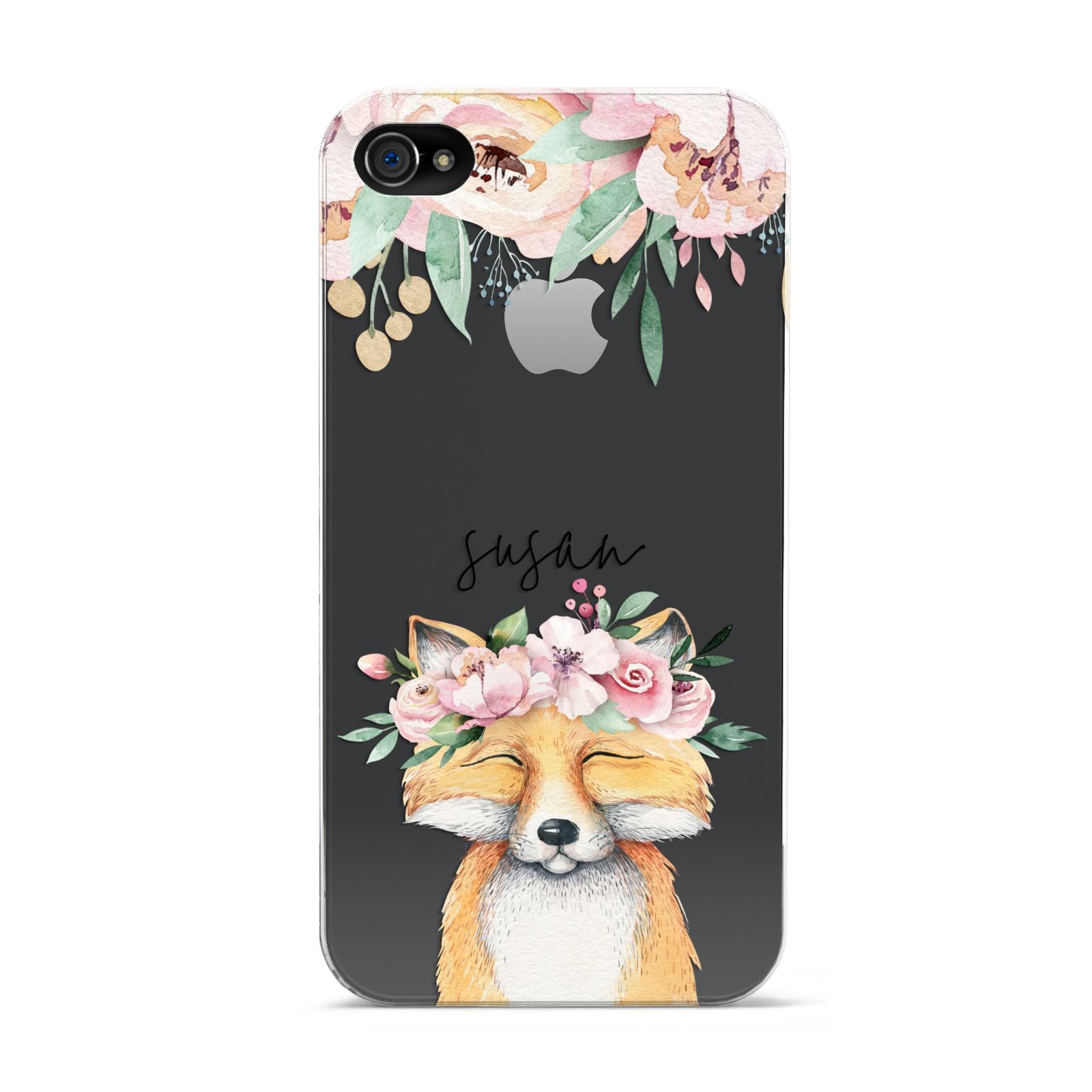 Personalised Fox Apple iPhone 4s Case