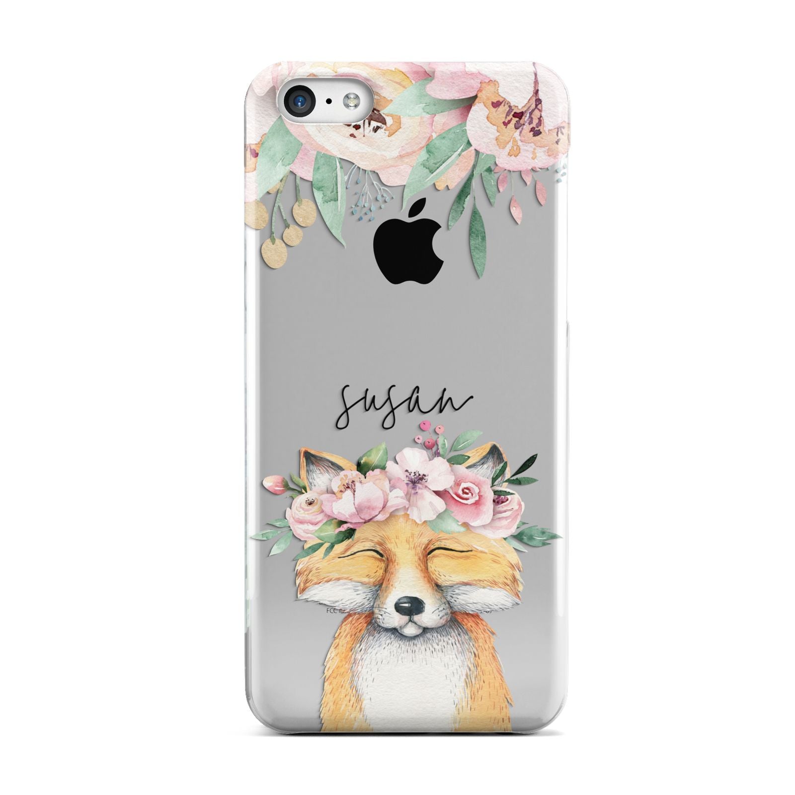 Personalised Fox Apple iPhone 5c Case