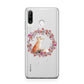 Personalised Fox Christmas Wreath Huawei P30 Lite Phone Case