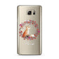Personalised Fox Christmas Wreath Samsung Galaxy Note 5 Case