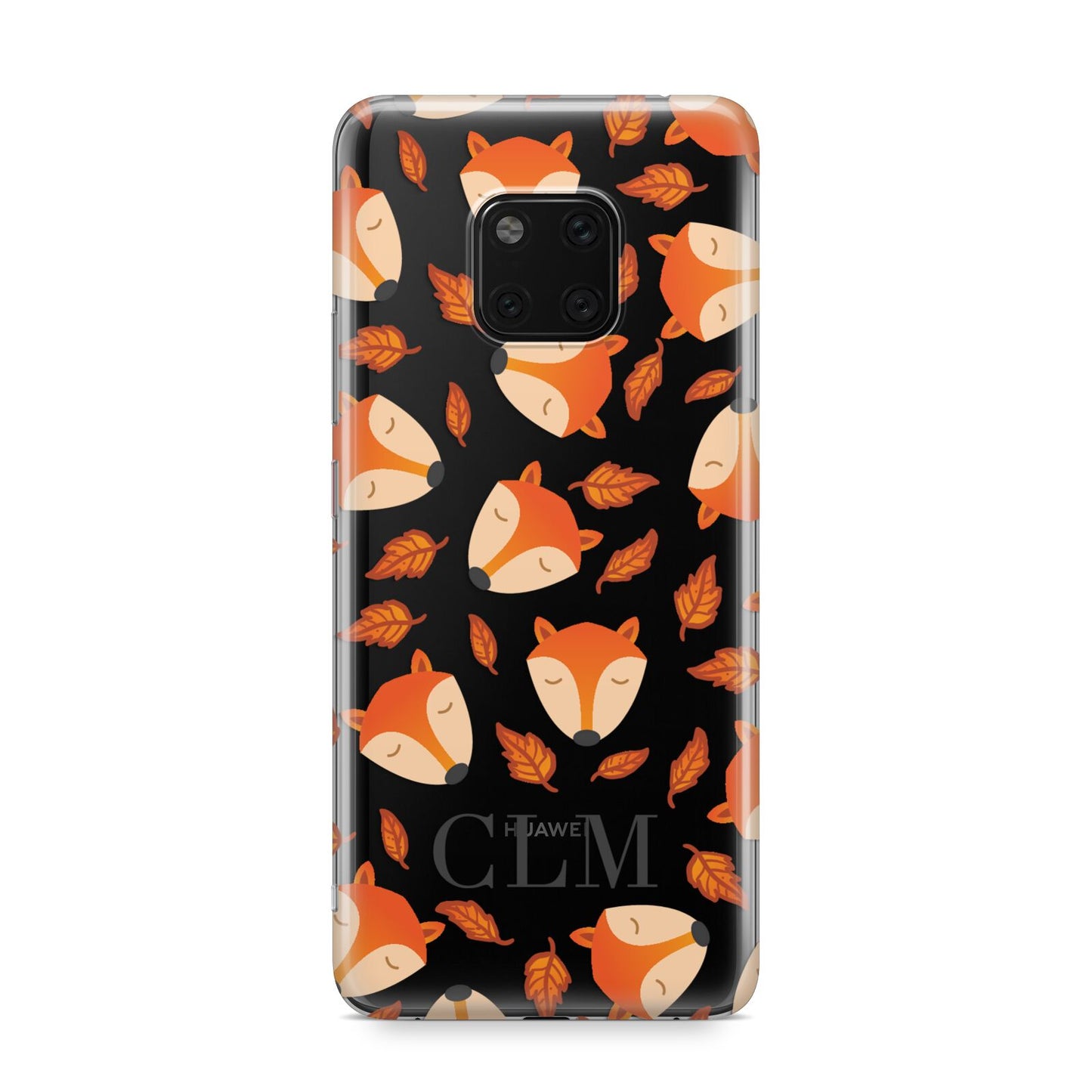 Personalised Fox Initials Huawei Mate 20 Pro Phone Case