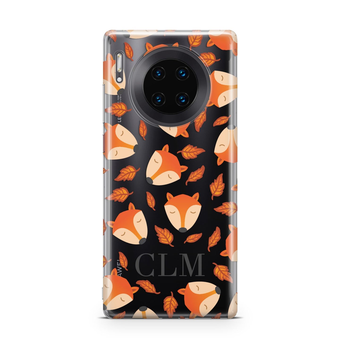 Personalised Fox Initials Huawei Mate 30 Pro Phone Case
