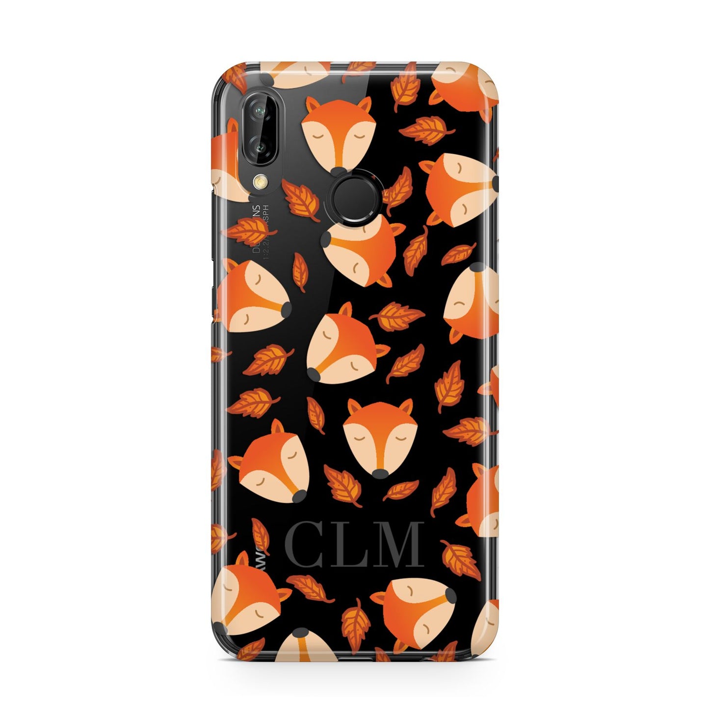 Personalised Fox Initials Huawei P20 Lite Phone Case