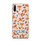 Personalised Fox Initials Huawei P30 Lite Phone Case