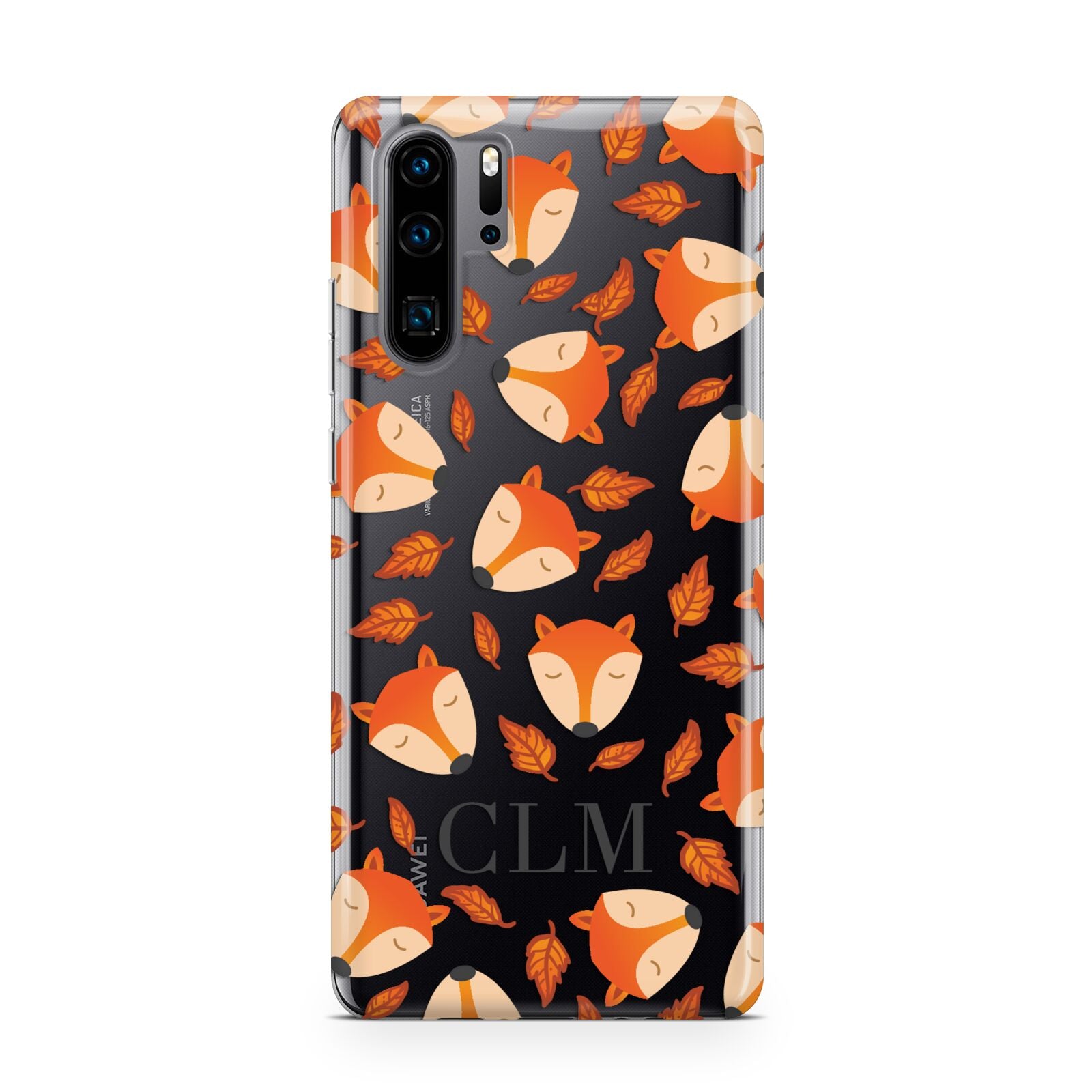 Personalised Fox Initials Huawei P30 Pro Phone Case