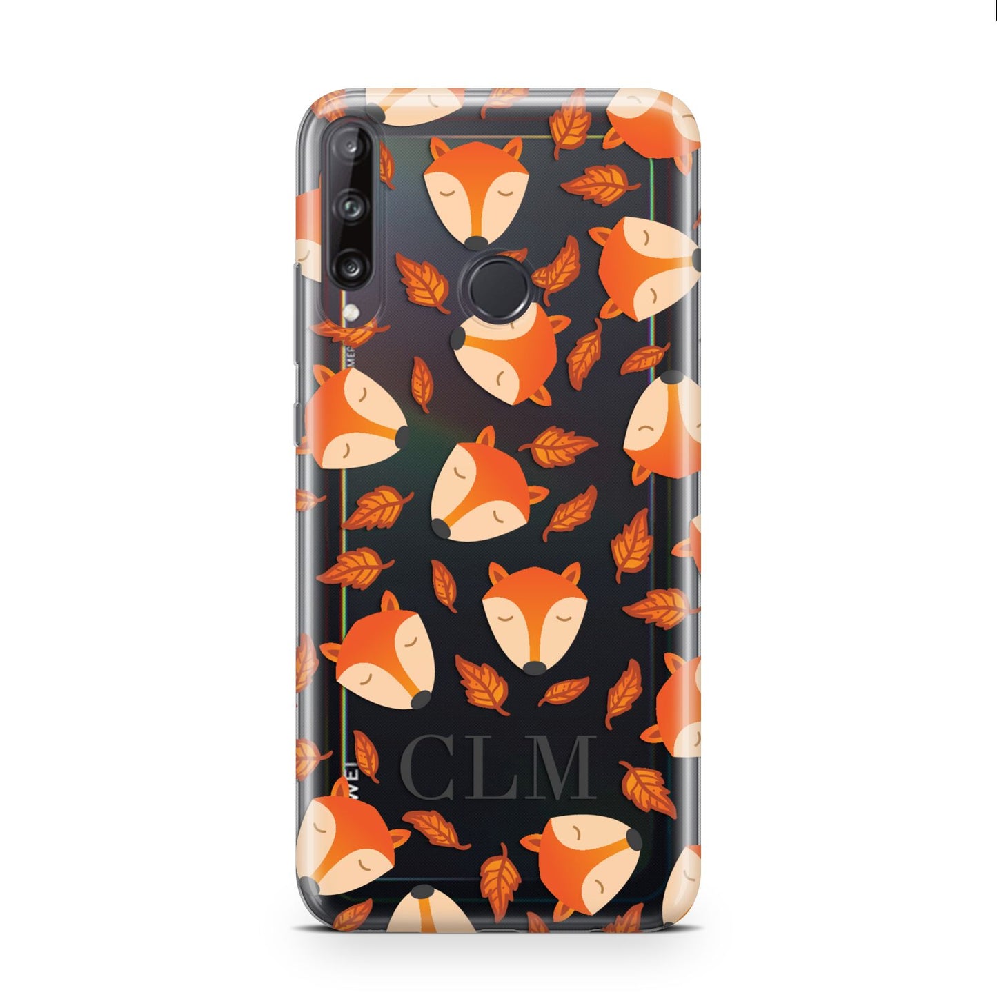 Personalised Fox Initials Huawei P40 Lite E Phone Case