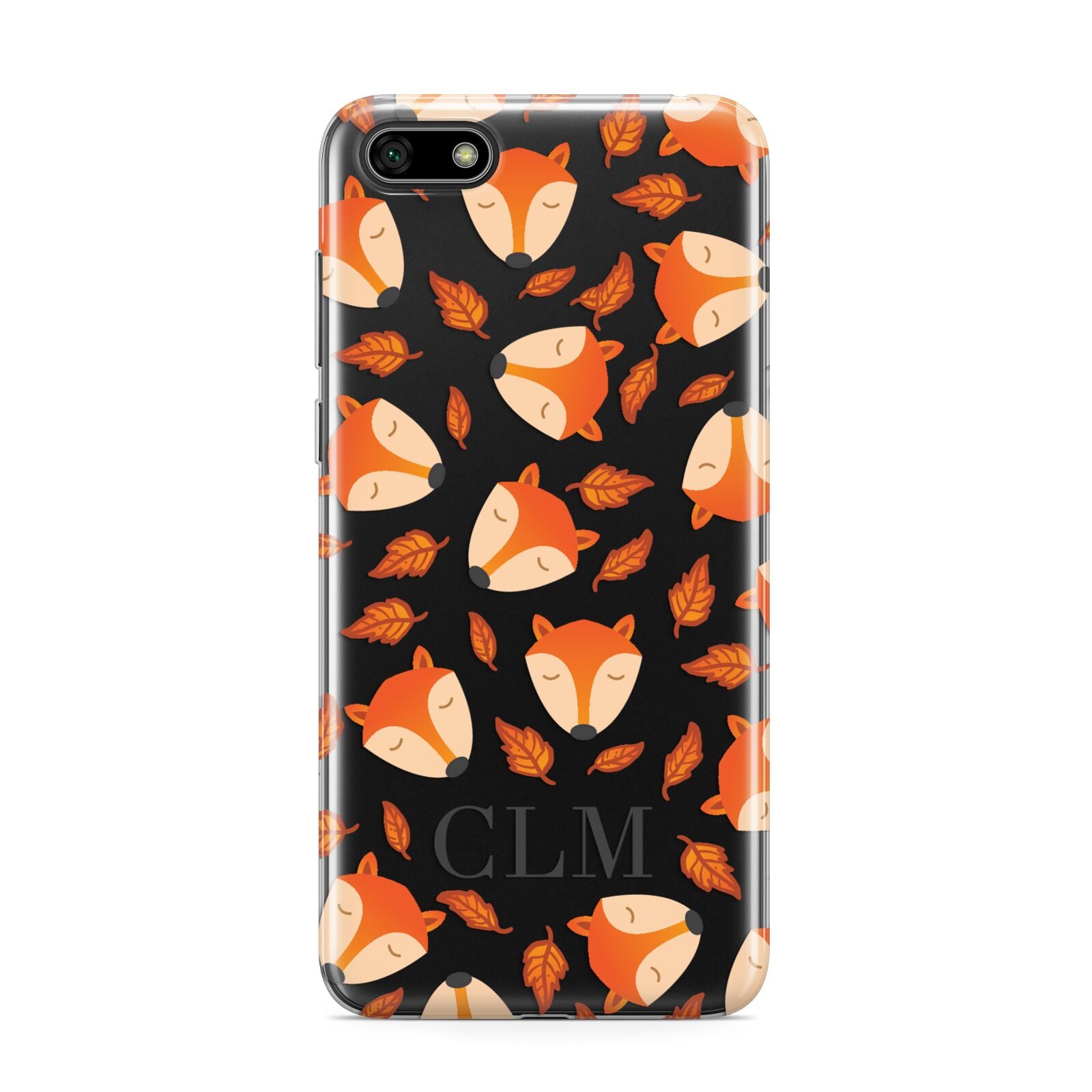 Personalised Fox Initials Huawei Y5 Prime 2018 Phone Case