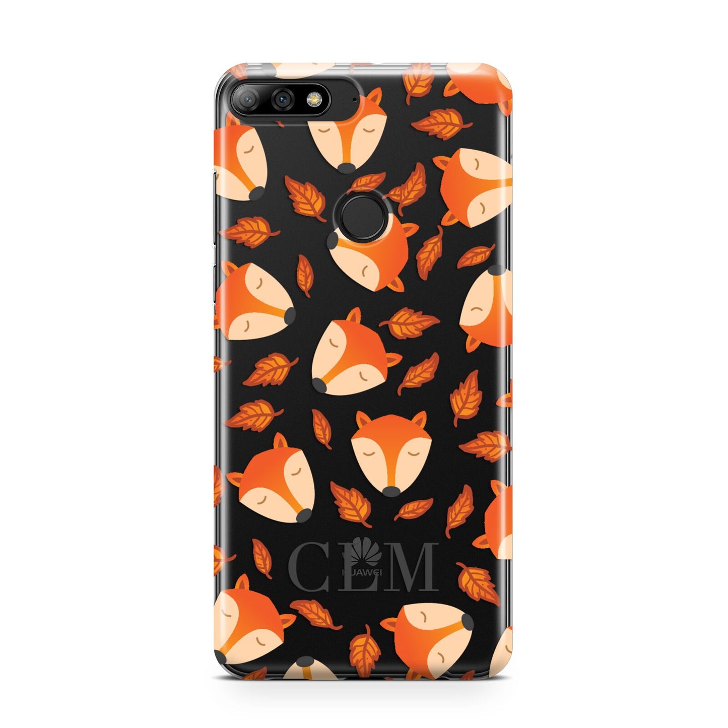 Personalised Fox Initials Huawei Y7 2018
