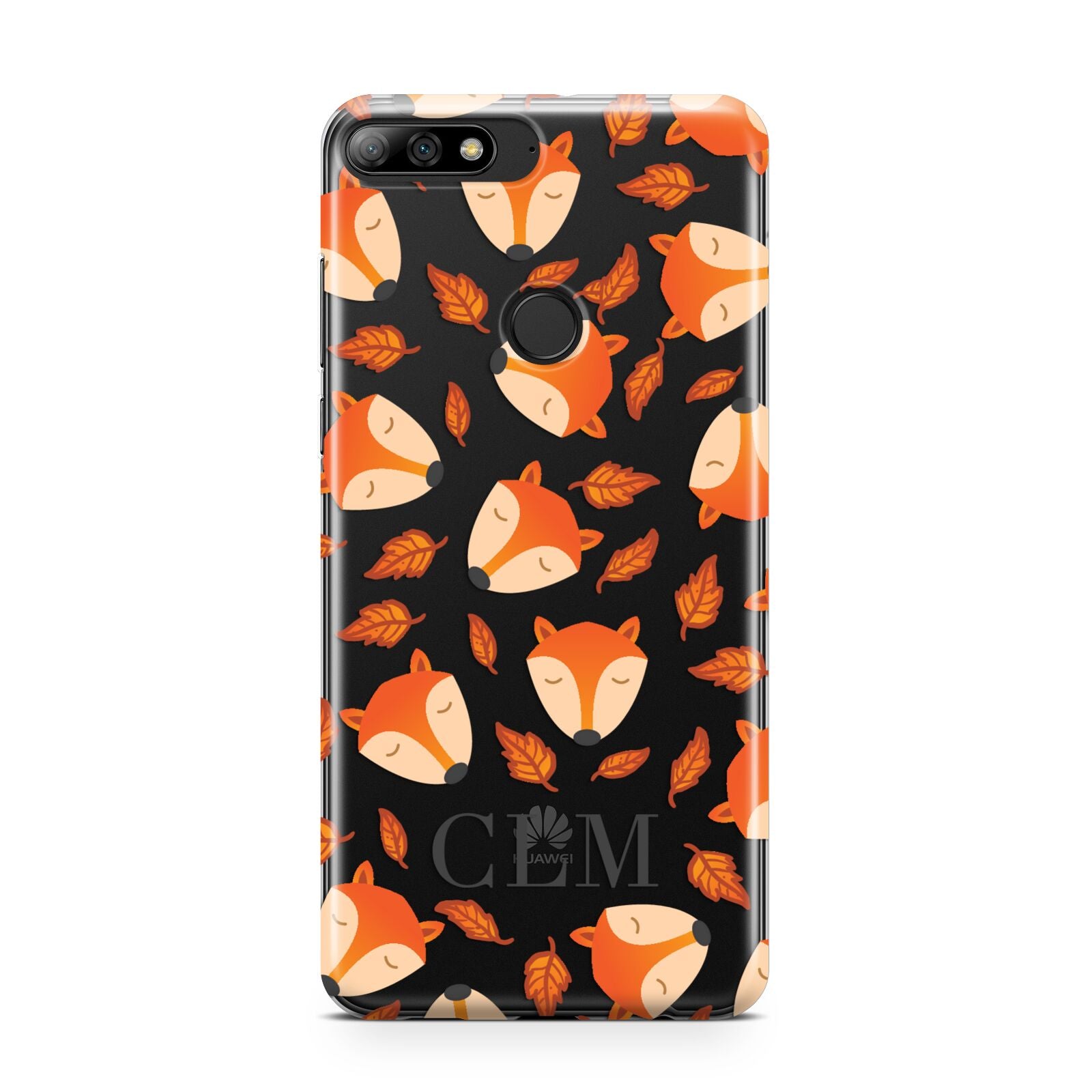 Personalised Fox Initials Huawei Y7 2018