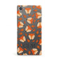 Personalised Fox Initials Sony Xperia Case