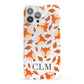 Personalised Fox Initials iPhone 13 Pro Max Full Wrap 3D Snap Case