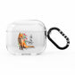 Personalised Fox Name AirPods Clear Case 3rd Gen