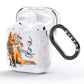 Personalised Fox Name AirPods Glitter Case Side Image