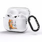 Personalised Fox Name AirPods Pro Clear Case Side Image
