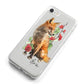 Personalised Fox Name iPhone 8 Bumper Case on Silver iPhone Alternative Image